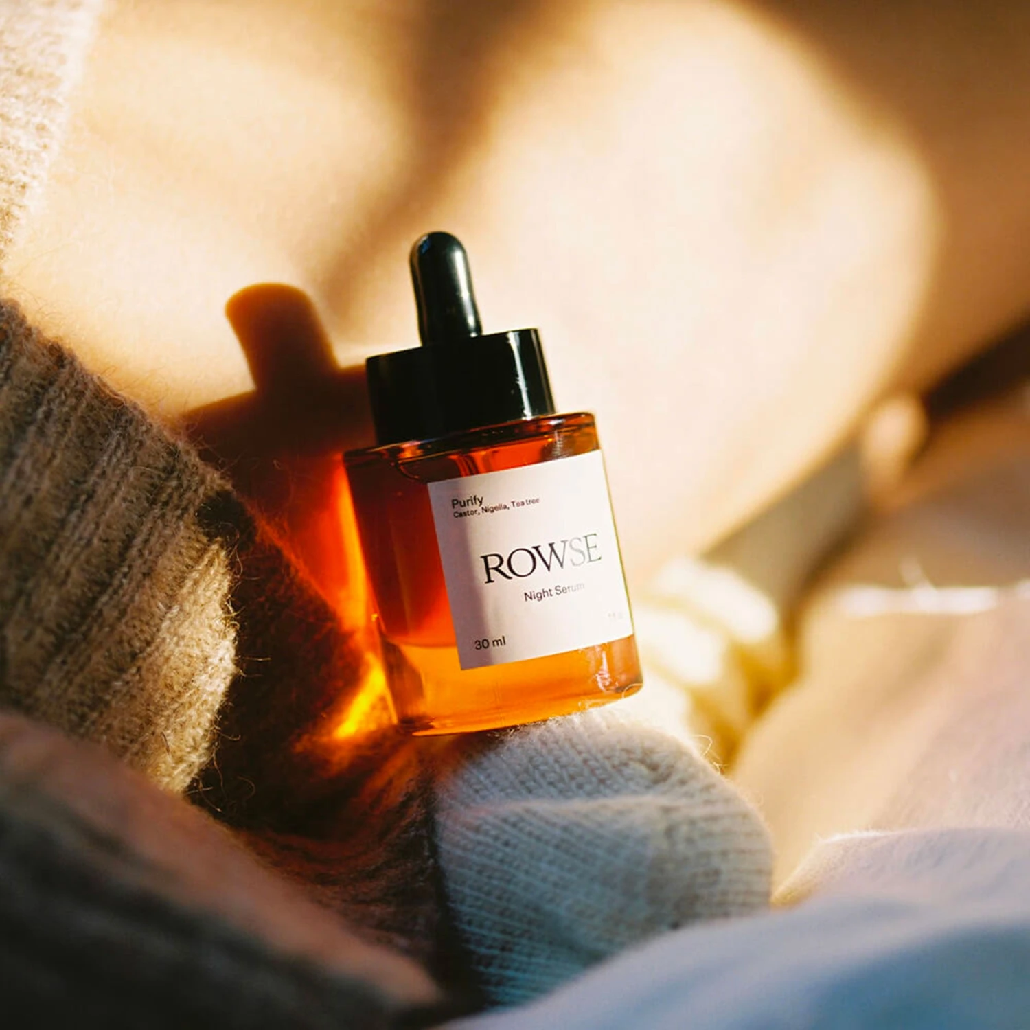 Purify Night Serum Sérum De Nuit Purifiant Rowse – Image 2