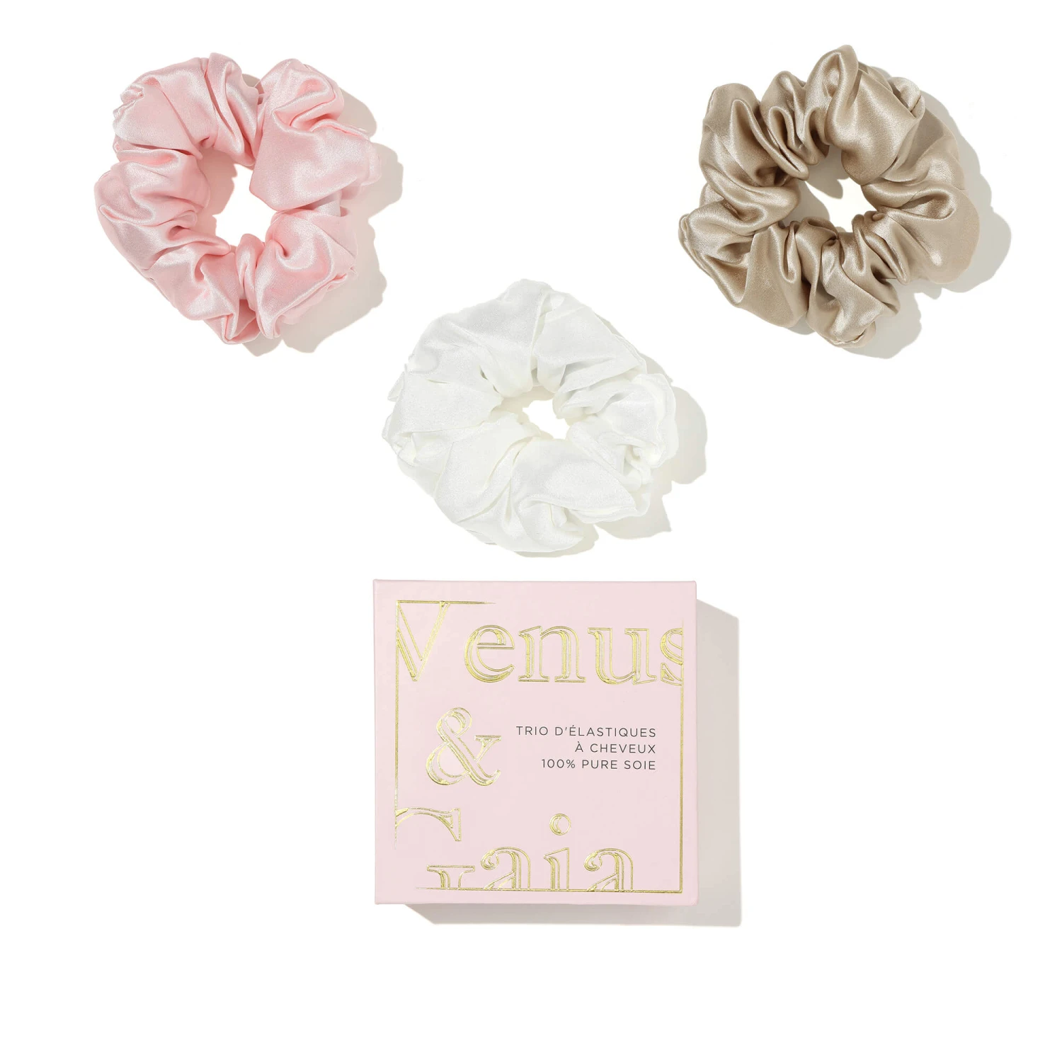 Trio De Chouchous En Soie – Image 2